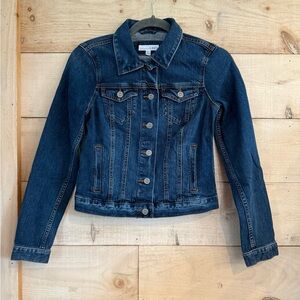 LOFT Ann Taylor NWOT Denim Jacket Womens Blue All Seasons Breathable Stretch XS